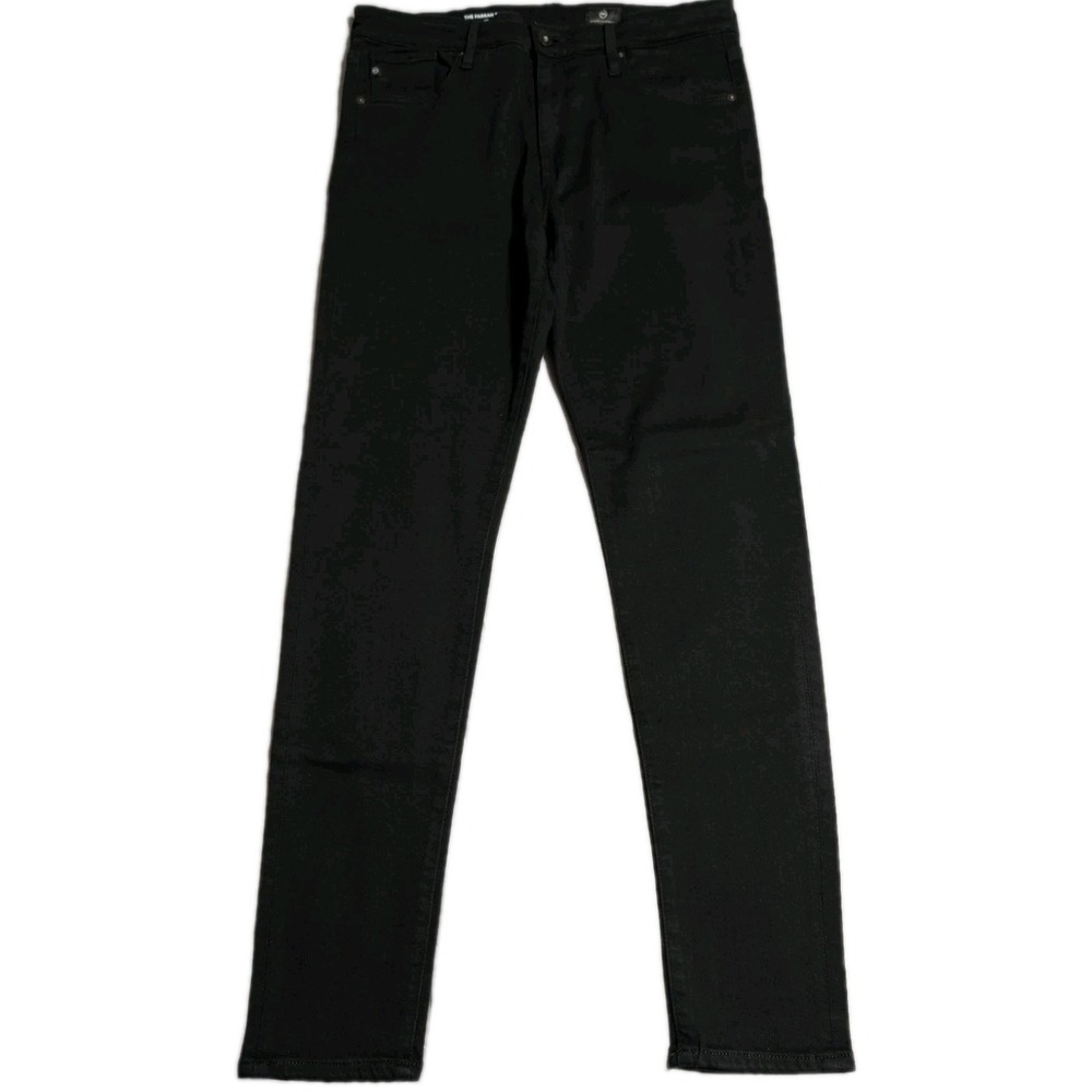 AG Farrah Skinny Jeans Womens 30R Black High Rise Stretch 29.5 Inseam